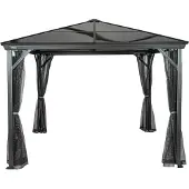 Sojag Aluminium paviljoen verona 1010 met klamboe 298x298x260 cm