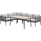 Garden Impressions Hoekbank lounge-diningset teramon -
