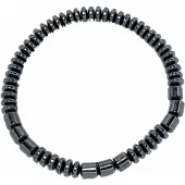 Charme Bijoux Armband -obsidiaan -zwart -stretch -