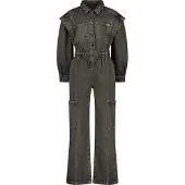 Vingino Wide leg Jumpsuit Perlita Meisjes Zwart 110