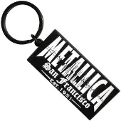 Metallica - Quake Sleutelhanger - Zwart/Wit