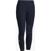 Cavalleria Toscana Jumping Cargo Rijbroek Knee Grip Meisjes FW24 S Navy