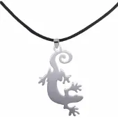 Charme Bijoux Ketting -RVS -salamander -