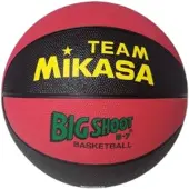 MIKASA Basketbal Big Shoot 155 Maat 5 Zwart/Rood