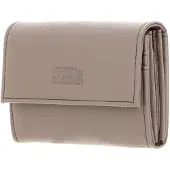 Fredsbruder Leren Portemonnee Bestie Wallet With Lock Powder Taupe