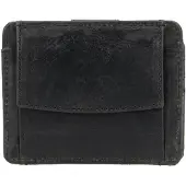 Hide & Stitches Next Navajo Creditcard etui - Zwart - 100% Leer