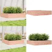 vidaXL Plantenbak 110x110x23 cm massief douglashout