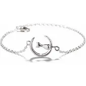 Charme Bijoux Armband -Kismo- Zilver- 16 cm poes -