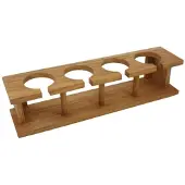 Talamex 4 Wine Glass Holder Rack 39x9.5x9.5 Cm Transparant