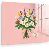 MuchoWow Bloemen - Lint - Kaartje