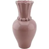House Vitamin Vase pearl neck ceramics- light pink- 12x12x24cm