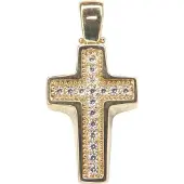 Christian Gouden kruis hanger