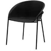 DS4U - Ella kunststof tuinstoel - zwart
