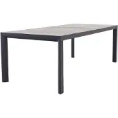 Van der Garde Tuinmeubelen Kings aluminium tuintafel 220x100 cm. - Antraciet