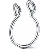 Charme Bijoux Fake- Neusklem- Septum- Zilverkleurig 12mm -