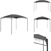 vidaXL Paviljoen 3x4x2,65 m, antraciet, 180 g/m² - Paviljoenen & feesttenten