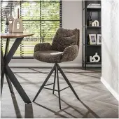Meubelplaats Barstoel lounge. VPE2 - Rich taupe - barstoelen set van 2