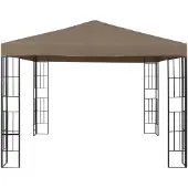 vidaXL Prieel 3x3 m taupe