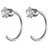 Charme Bijoux Oorbellen- Zilver- Zirkonia -