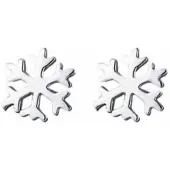 Charme Bijoux Oorbellen-Sneeuwvlok-Zilver-