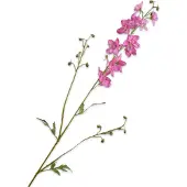 Silk-ka Kunstbloem-Zijden Bloemen Delphinium Tak Roze 101 cm Per 2 Stuks