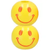 Daan Kromhout Smiley dutch yellow mix candle bulb 7x7x12cm