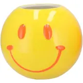 Daan Kromhout Smiley dutch yellow vaas 15x15x12cm