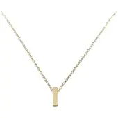 Christian Gouden ketting met i hanger