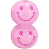 Daan Kromhout Smiley pink mix candle bulb 7x7x6cm