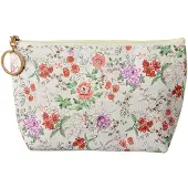 Juleeze Toilettas Dames 21x5x13 cm Beige Roze Synthetisch Bloemen