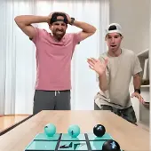 Orange planet Dude Perfect - Sticky Tic Tac Toe