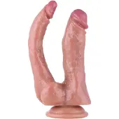 Hismith Premium Dubbele KlicLok en Zuignap Dildo 19,5 cm