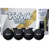 Volvik - Vivid Golballen - Zwart - 12 stuks