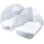 Deconet Klamboetent Pop Up I & II White 200 x 100 x 120 cm