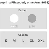 Suprima 4698 Body Patiëntondergoed Maat S | 1 stuk