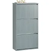 SoBuy - Schoenenkast - Grijs - 61x26x120 cm
