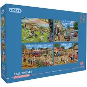 Gibsons Call the Vet Puzzel 4x 500 Stukjes