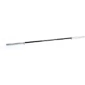 Muscle Power Olympische Dames Crossfit Bar - Zwart/Chroom - 202 cm