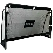 Pegasi Voetbaldoel 180x120 cm - Voetbaldoel voor thuis - Voetbaldoel kinderen - Voetbal doel eenvoudige montage - Training doel - Zwart
