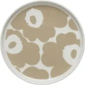 Marimekko Unikko bord Ø13,5 cm Wit-beige
