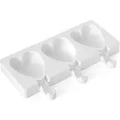 Silikomart Ijsvormpjes Mini Hartjes met stokje