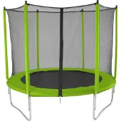 Rijoka Trampoline Ø244cm Met Veiligheidsnet - Lime Green