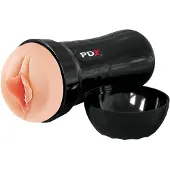 PDX - Wet Pussies Super Luscious Lips - levensechte kunstvagina (huidskleur)