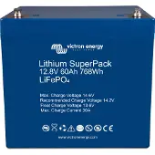 Victron Energy Lithium Superpack 12.8v/battery 60ah Transparant