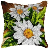 Kanex Knooppakket knoopkussen witte bloemen 4155