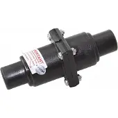 Whale Inline Check Valve Zwart