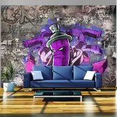 Artgeist Fotobehang – Behangpapier - Fotobehang - Graffiti spray can 400x280 -