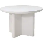 Giga Meubel Tuintafel Miso Rond Wit Ø120cm
