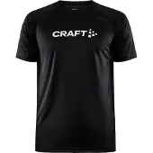 Craft - Core Unify Logo Tee - Sportshirt S, zwart