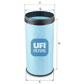 Ufi 27.F19.00 Luchtfilter